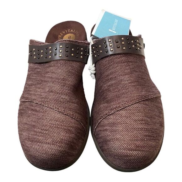REVITALIGN Monterey Heathered Brown Women's Clogs NEW 6 - Picture 4 of 7